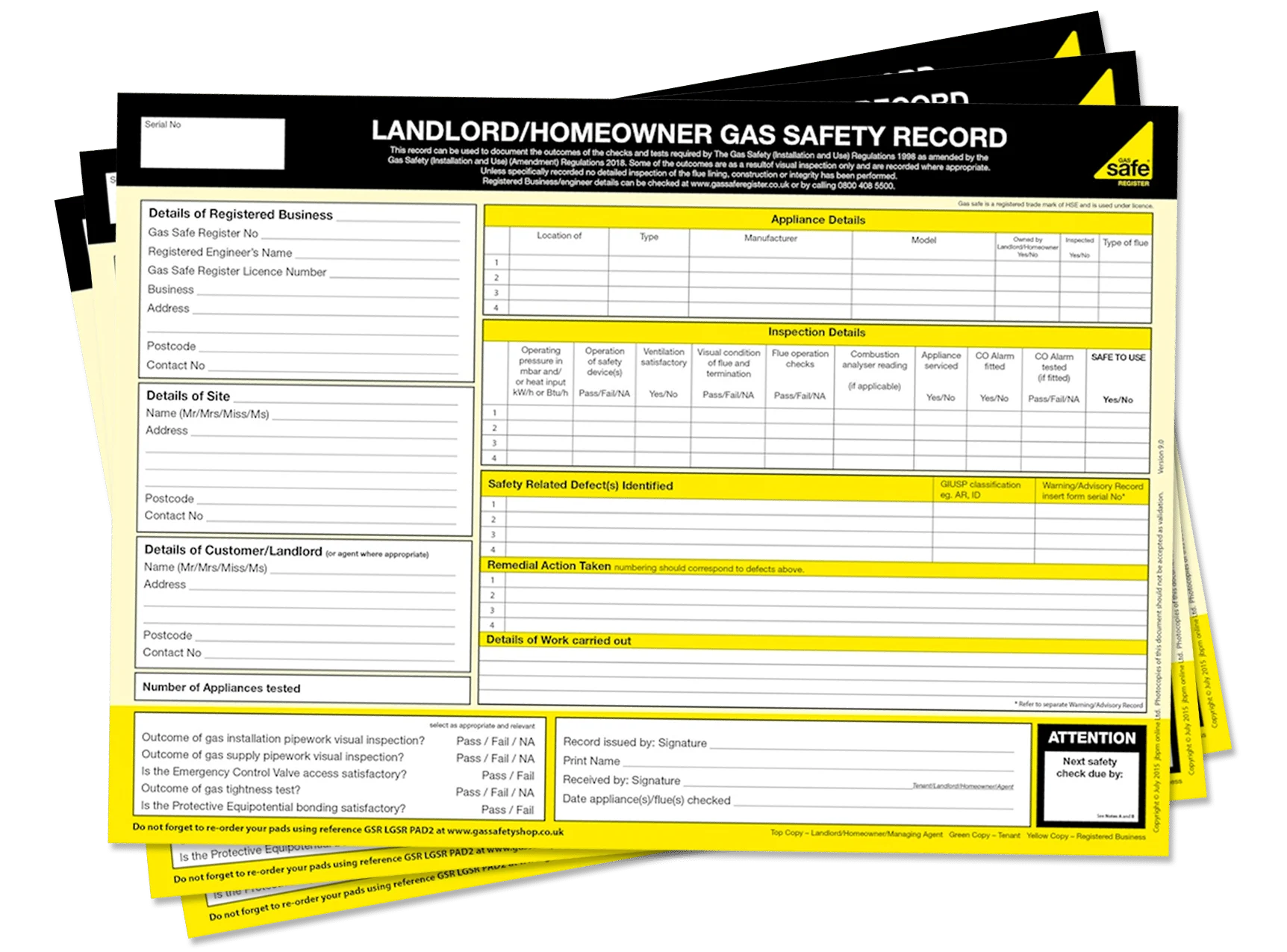 Landlord gas safety record completed for a rental property in Liverpool