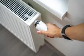 Radiator valve adjusted after heating work in Allerton